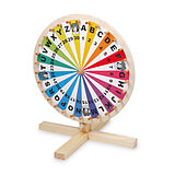 small foot 6251 - Glücksrad für Lotteriespiele, Wortspiele-Zubehör, Holz, Höhe: 40 cm Spiel