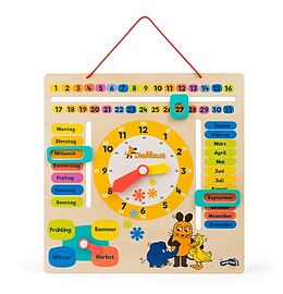 small foot 10496 - Die Maus Lernuhr mit Kalender Spiel
