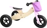 small foot 11611 - Laufrad-Trike, Maxi, 2 in 1, rosa Spiel