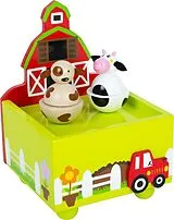 small foot 11715 - Spieluhr Bauernhof, Holz Spiel