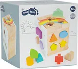 Steckwürfel Regenbogen Spiel