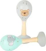 small foot 11886 - Musikrasseln Pastell, 2-teilig Spiel