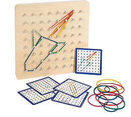 Geoboard aus Holz Spiel