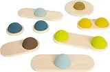 small foot 12242 - Balanciersteine Adventure, Holz/Kunststoff, 8-teilig Spiel