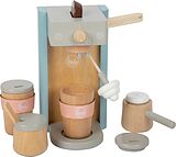 Small foot 12247 - Kaffeemaschinen-Set tasty für Kinderküche, Holz Spiel