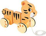 Nachziehtier Tiger Safari Spiel