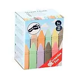Straßenmalkreide. 3er Pack à 12 Kreiden Spiel