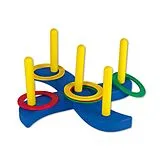 OA Ringwurfspiel mit 5 Stäben Spiel