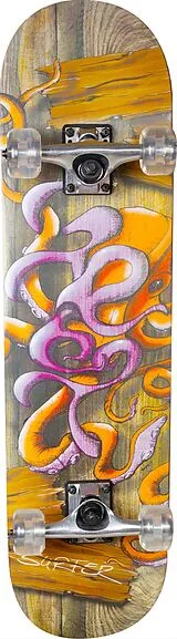 NSP Skateboard Octopus L.78,7cm, ABEC 7 Spiel