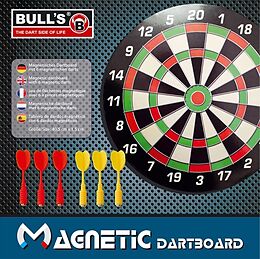 BULL'S Magnetic Dartboard mit 6 Pfeile Spiel