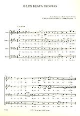 Felix Mendelssohn-Bartholdy Notenblätter O lux beata trinitas op.121