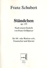 Franz Schubert Notenblätter Ständchen op.135