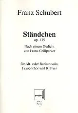 Franz Schubert Notenblätter Ständchen op.135