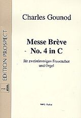 Charles Francois Gounod Notenblätter Messe brève