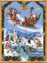 Kalender Adventskalender "Der Nikolaus kommt" von K. Nage