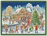 Kalender Adventskalender "Weihnachtliches Mühlhaus" von M. Wölber