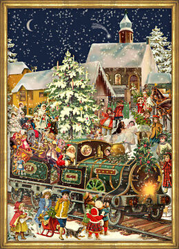 Kalender Adventskalender "Weihnachtszug" von 