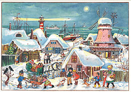 Kalender Adventskalender "Weihnachten im hohen Norden" von 