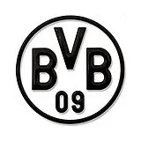 BVB 89140401 - BVB-Auto-Aufkleber schwarz, Borussia Dortmund Spiel
