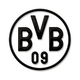 BVB 89140401 - BVB-Auto-Aufkleber schwarz, Borussia Dortmund Spiel