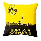BVB 16820100 - BVB-Kissen mit Skyline, Borussia Dortmund, 40x40cm Spiel