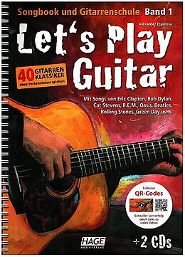 Kartonierter Einband Let's Play Guitar von Alexander Espinosa