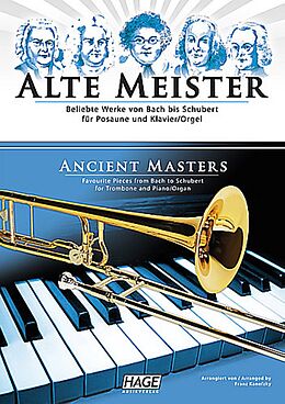  Notenblätter Alte Meister für Posaune und Klavier (Orgel)