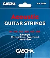  Instrumente+Zubehör Premium Saiten für Westerngitarre (6 Saiten-Set)