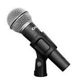  Instrumente+Zubehör Dynamisches Stage Mikrofon-Set (Inkl. 3 m XLR-Kabel + Mikrofonhalter)