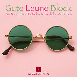 Fester Einband Gute Laune Block Sonnenbrille von 