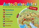Kartonierter Einband Auto-Reise-Atlas für Kinder von Heinrich Stiefel