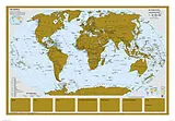 (Land)Karte Scratchmap/Rubbelkarte THE WORLD von Heinrich Stiefel