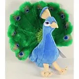 Plüsch Pfau blau 34cm Spiel