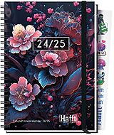 Kalender Häfft PLANER 24/25 Premium - Schüler-Kalender - Dark Bloom von 