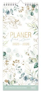 Kalender Planer für Zwei kompakt 25/26 Wand-Kalender [Blattgold] von 
