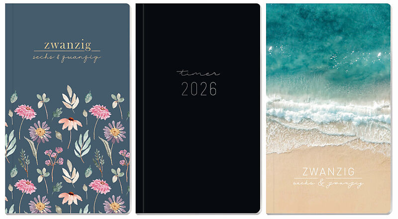 Monatskalender Pocket slim 25/26 17 Monate sort.(3)