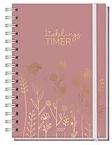 Kalender Lieblings-Timer 2026/2027 17 Monate [Fine Flowers Rosé] EM von 