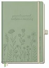 Kalender Wochen-Notiz-Timer Classic 26/27 A5 17 Monate [Fine Flowers Salbei] von Andreas Reiter