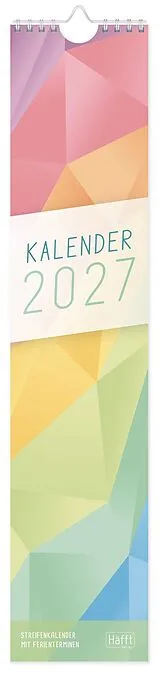 Spiralbindung Streifenkalender 2027 von