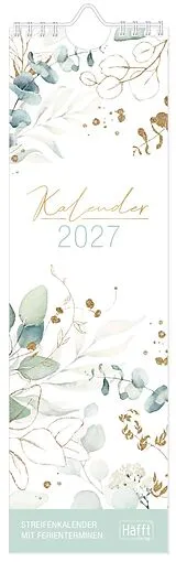 Spiralbindung Streifenkalender kompakt 2027 von