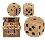 Holz-Würfel, ca. 6 x 6 cm Spiel