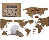 Weltkarte Pinwand-Puzzle aus Kork Spiel
