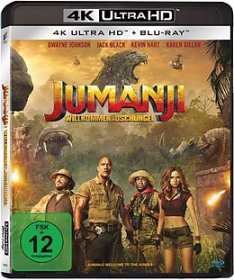 Jumanji: Willkommen im Dschungel - 2 Disc Bluray Blu-ray UHD 4K + Blu-ray