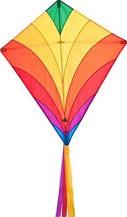 Invento 100045 - Eddy: Rainbow, Kinderdrachen, 68 cm Spiel