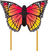 "Invento 106544 - Butterfly Kite Monarch ""L"", Einleiner Drachen 130 cm" Spiel