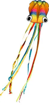 HQ 106900 - Rainbow Octopus, 410x70cm, Drachen/Kinderdrachen Spiel