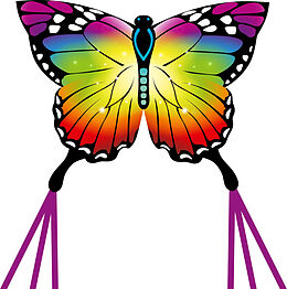 Drachen Butterfly Rainbow Kite Spiel