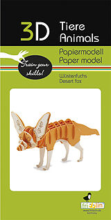3D Papiermodell Wüstenfuchs Spiel