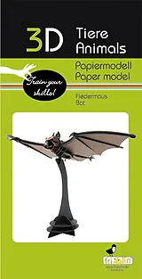 3D Papiermodell Fledermaus Spiel