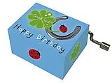  Instrumente+Zubehör Spieluhr Happy Birthday